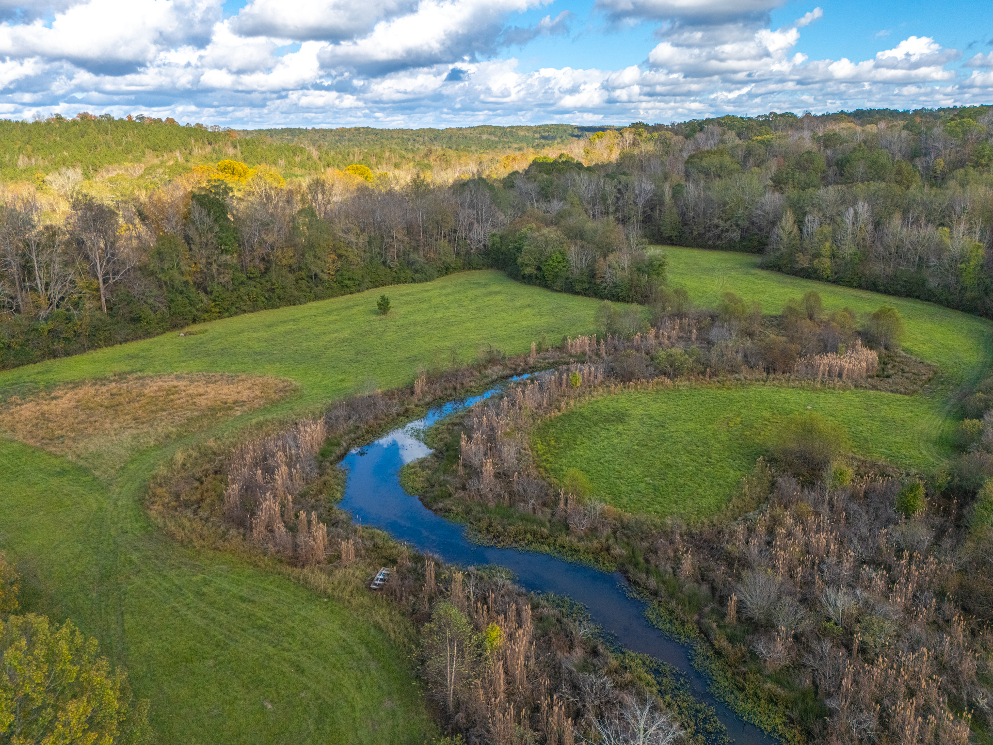 drone shot goodwater property